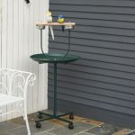 Rolling T-Bracket Bird Training Activity Playground With Perch - Image 4