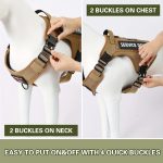 American Local Tactical Pet Boobs Service Dog Harness Vest Adjustable Reflective - Image 4