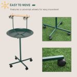 Rolling T-Bracket Bird Training Activity Playground With Perch - Image 5