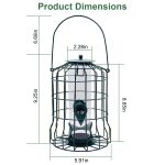 1Pc Outdoor Wild Bird Feeder Squirrel-Proof Chew-Proof Metal Hanging - Image 7