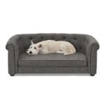 Pet Sofa With Arc-shaped Backrest And Armrests, Contemporary Rectangular Pet - Image 3