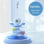 4 Levels Cat Toy Tower Turntable Roller Balls Toys Interactive Intelligence Pets Toys - Image 6