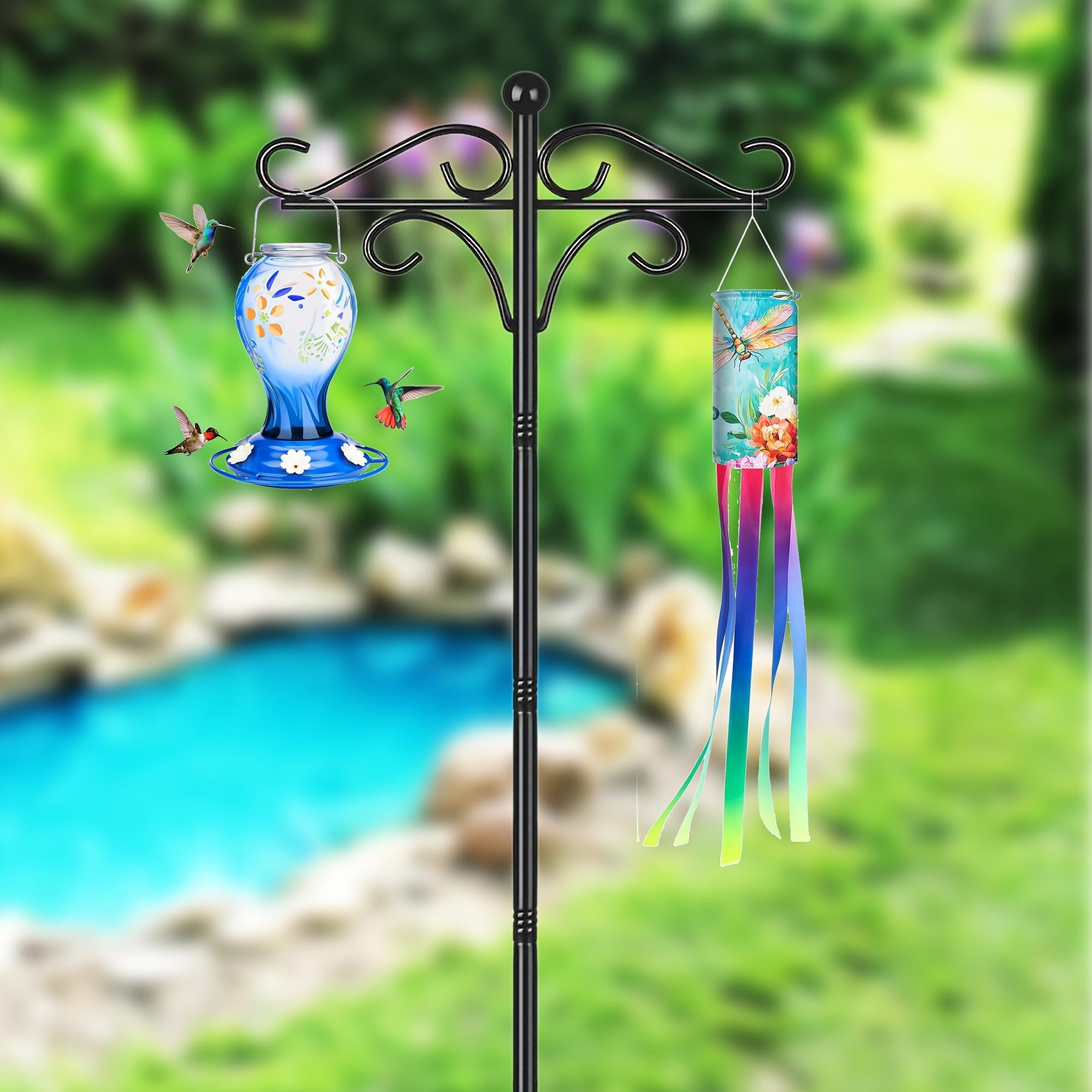Two Heavy Duty 76 Inch Outdoor Metal Shepherd’s Hooks Traditional Double Bird Two Heavy Duty 76 Inch Outdoor Metal Shepherd’s Hooks Traditional Double Bird
