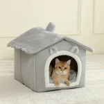 Foldable Pet House Removable Washable Cat House cave Sofa