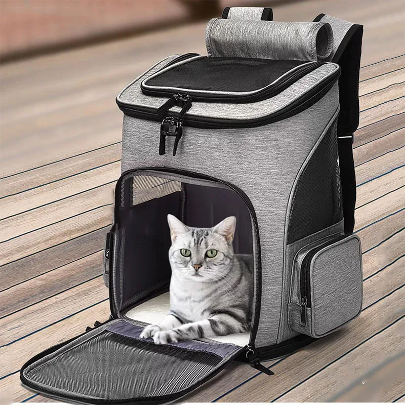 Breathable Pet Cat Carrier Backpack Foldable Pet Carrier Transport Travel Bag Expandable Breathable Pet Cat Carrier Backpack Foldable Pet Carrier Transport Travel Bag Expandable