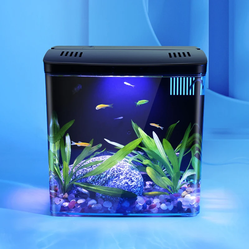 Fish tank living room small mini Douyu tank household tabletop ecological Fish tank living room small mini Douyu tank household tabletop ecological